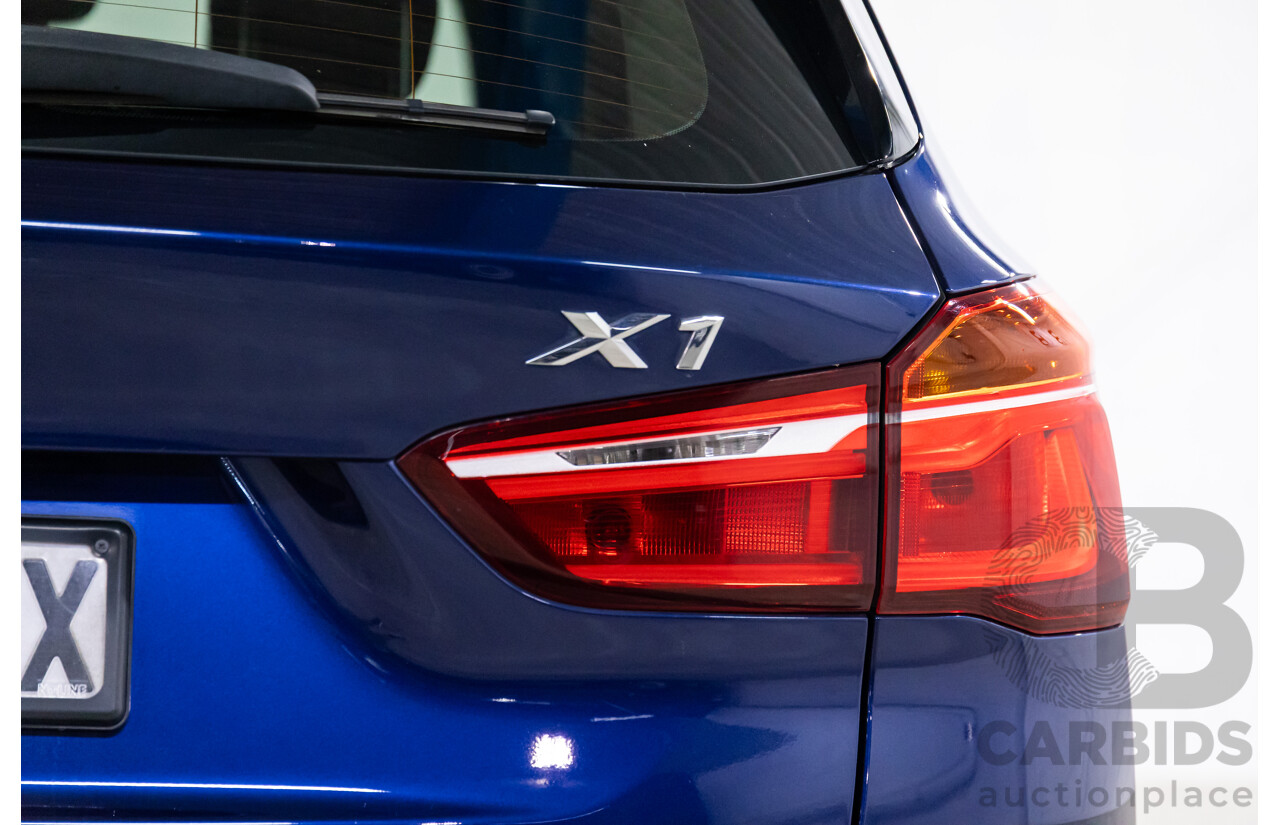 10/2017 BMW X1 xDrive25i (AWD) F48 MY18 4d Wagon Mediterranean Blue Metallic Turbo 2.0L