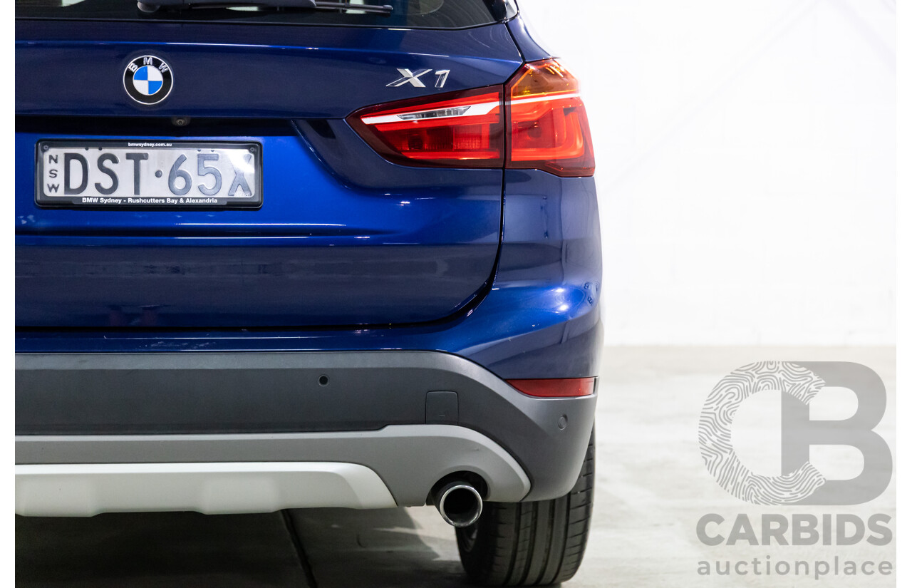 10/2017 BMW X1 xDrive25i (AWD) F48 MY18 4d Wagon Mediterranean Blue Metallic Turbo 2.0L