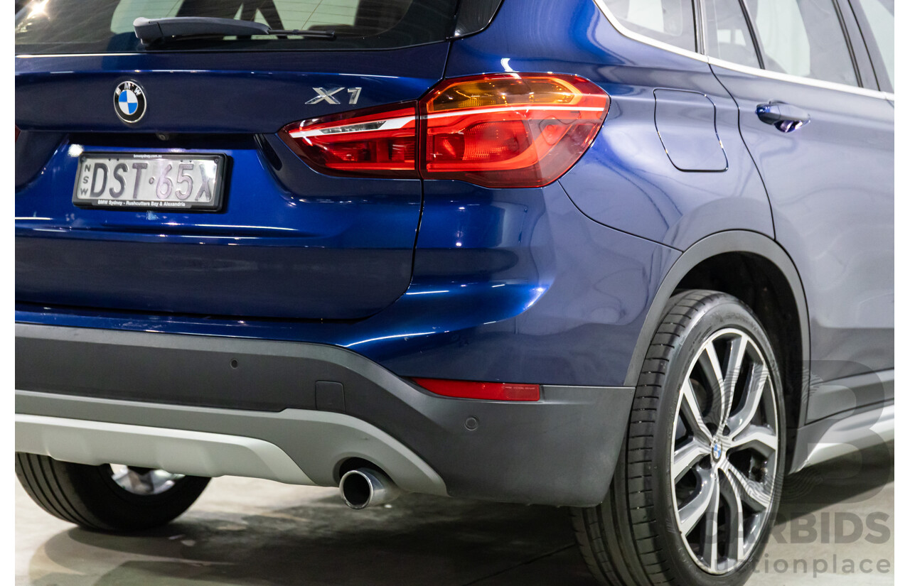 10/2017 BMW X1 xDrive25i (AWD) F48 MY18 4d Wagon Mediterranean Blue Metallic Turbo 2.0L