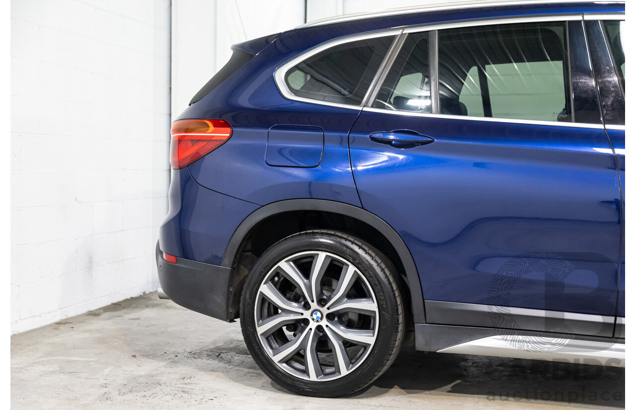 10/2017 BMW X1 xDrive25i (AWD) F48 MY18 4d Wagon Mediterranean Blue Metallic Turbo 2.0L
