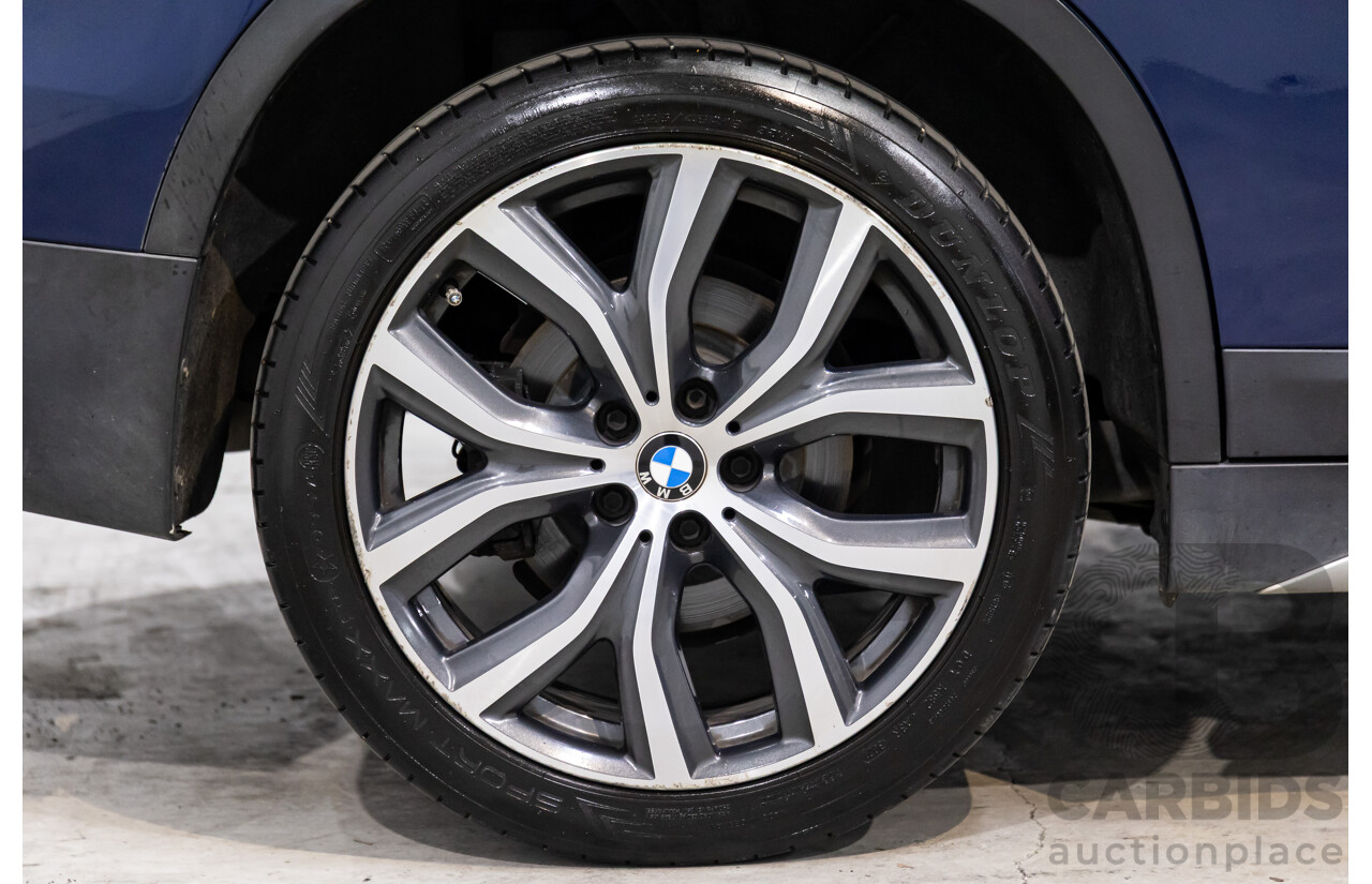 10/2017 BMW X1 xDrive25i (AWD) F48 MY18 4d Wagon Mediterranean Blue Metallic Turbo 2.0L