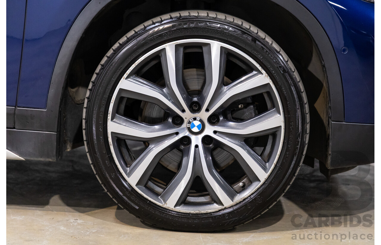 10/2017 BMW X1 xDrive25i (AWD) F48 MY18 4d Wagon Mediterranean Blue Metallic Turbo 2.0L