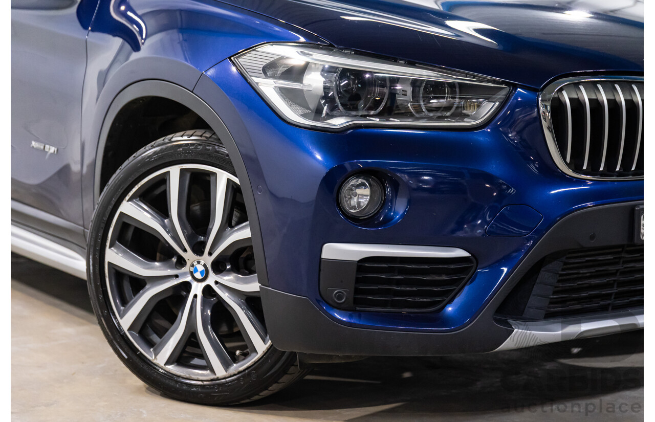 10/2017 BMW X1 xDrive25i (AWD) F48 MY18 4d Wagon Mediterranean Blue Metallic Turbo 2.0L
