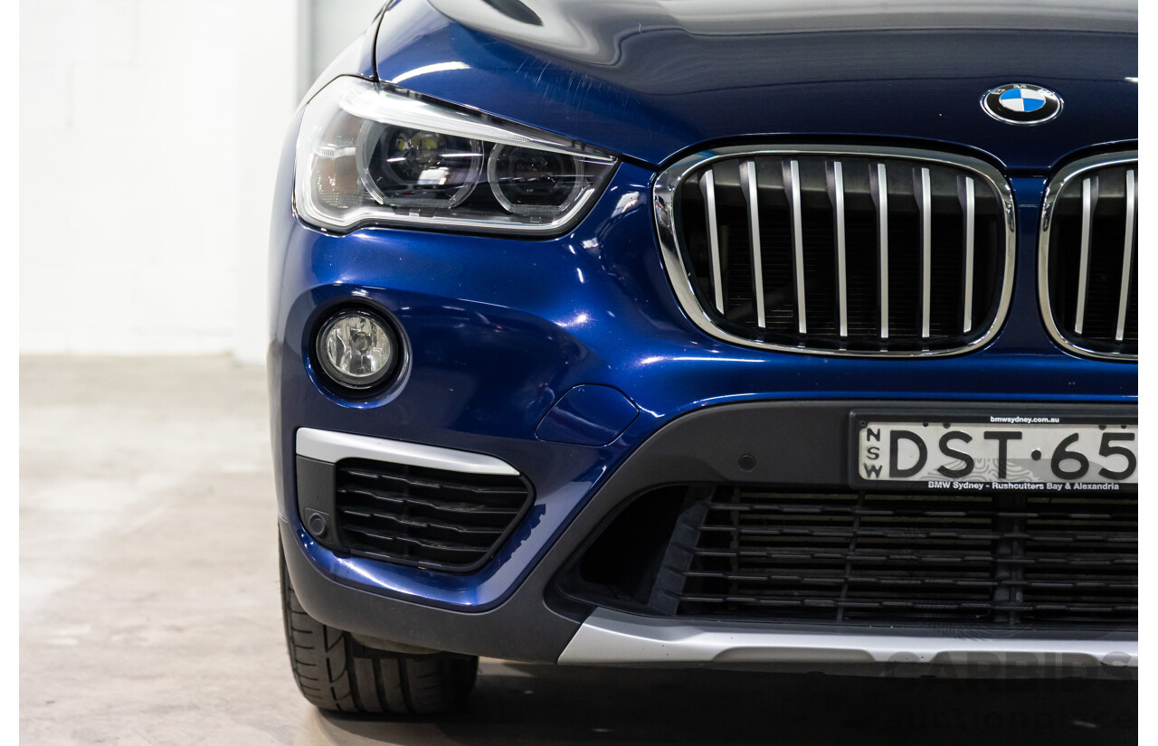 10/2017 BMW X1 xDrive25i (AWD) F48 MY18 4d Wagon Mediterranean Blue Metallic Turbo 2.0L