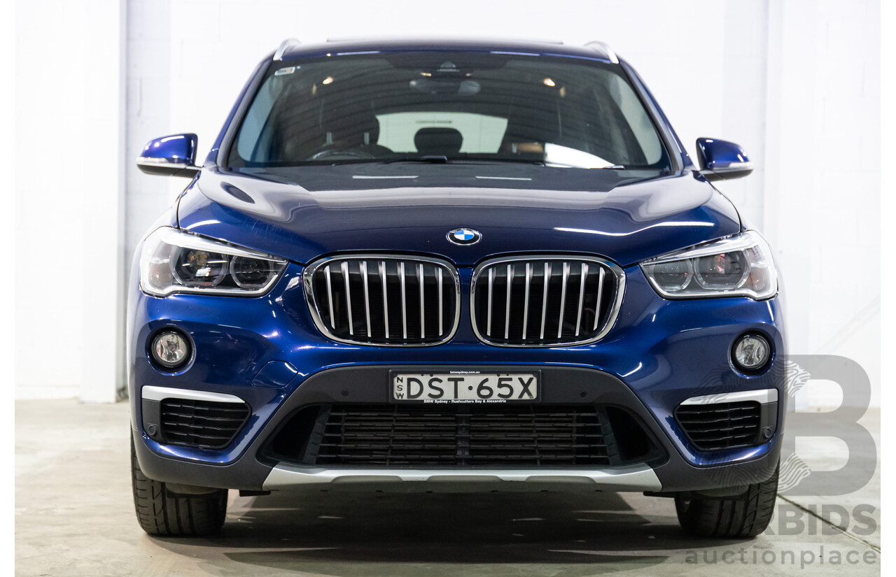 10/2017 BMW X1 xDrive25i (AWD) F48 MY18 4d Wagon Mediterranean Blue Metallic Turbo 2.0L