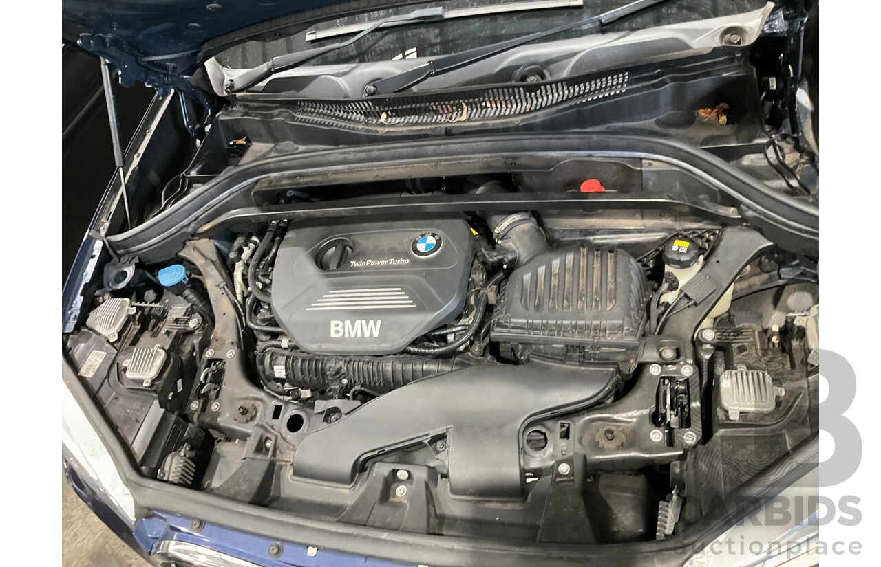 10/2017 BMW X1 xDrive25i (AWD) F48 MY18 4d Wagon Mediterranean Blue Metallic Turbo 2.0L