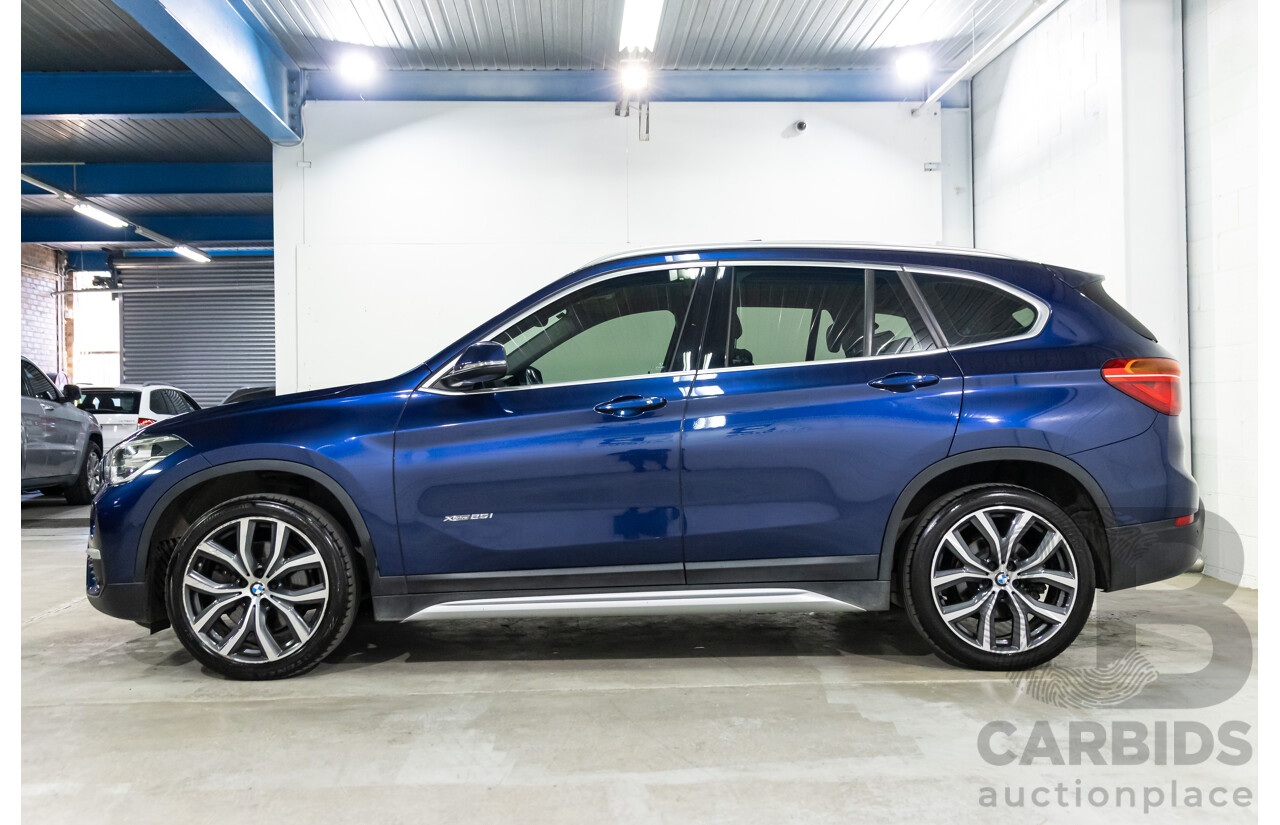 10/2017 BMW X1 xDrive25i (AWD) F48 MY18 4d Wagon Mediterranean Blue Metallic Turbo 2.0L