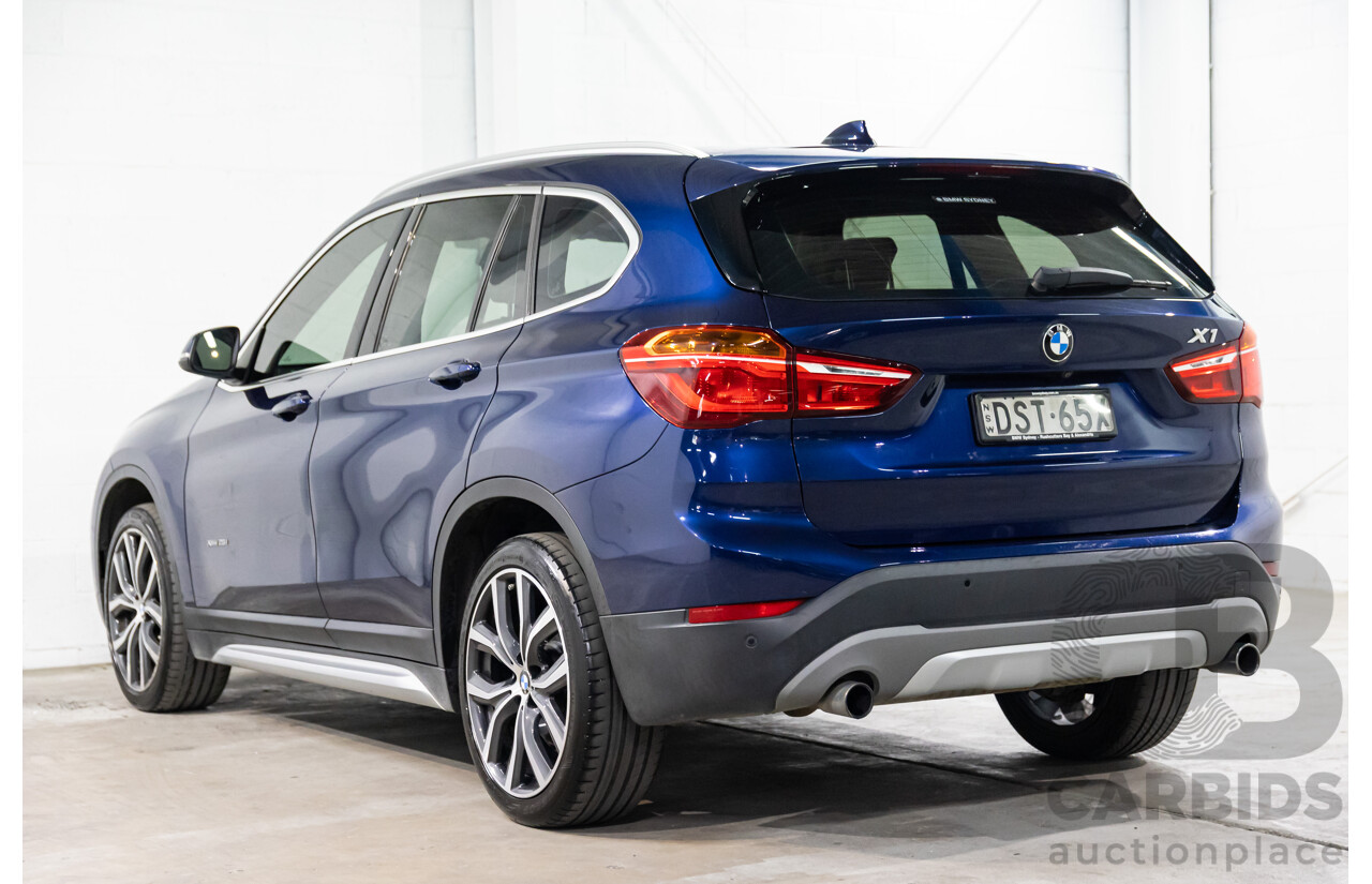 10/2017 BMW X1 xDrive25i (AWD) F48 MY18 4d Wagon Mediterranean Blue Metallic Turbo 2.0L