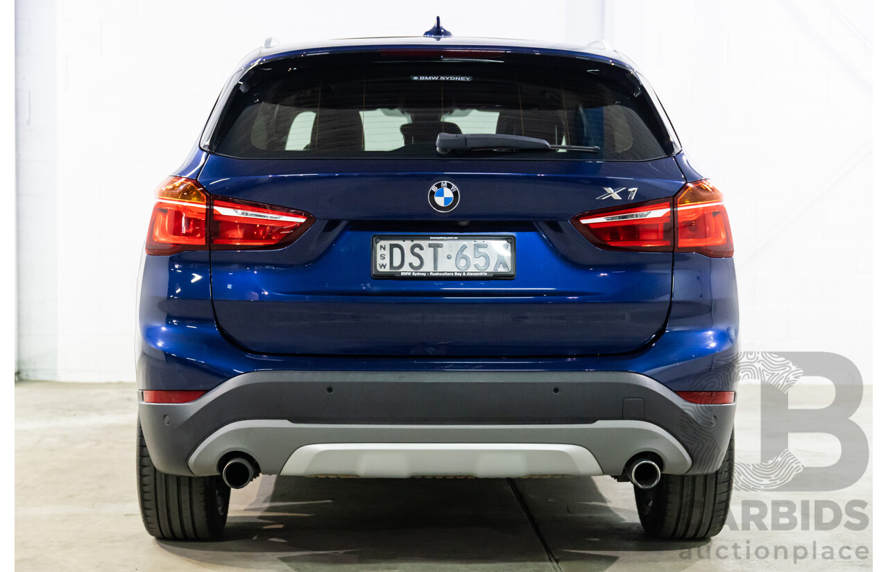 10/2017 BMW X1 xDrive25i (AWD) F48 MY18 4d Wagon Mediterranean Blue Metallic Turbo 2.0L