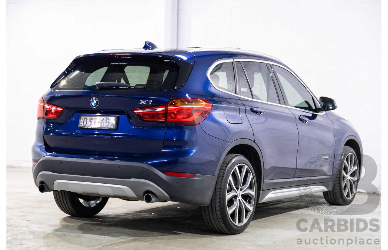 10/2017 BMW X1 xDrive25i (AWD) F48 MY18 4d Wagon Mediterranean Blue Metallic Turbo 2.0L