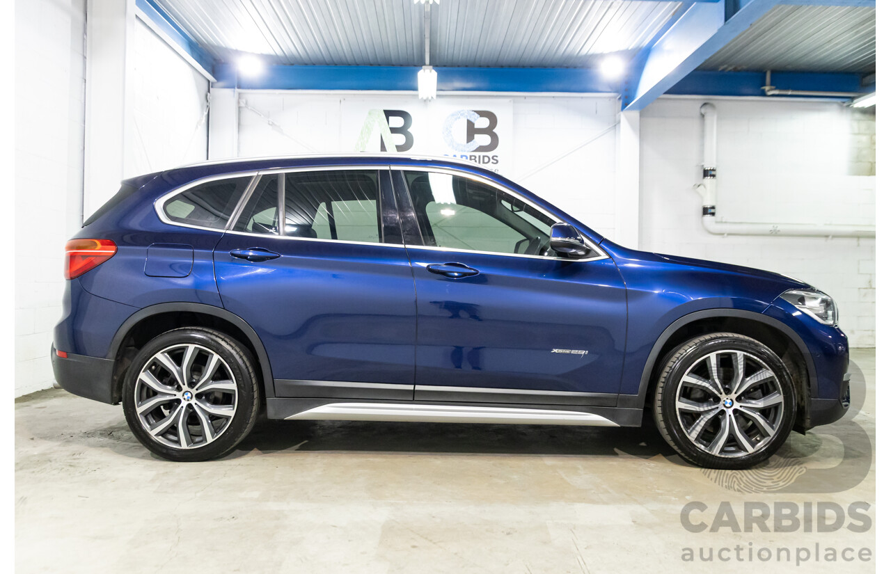 10/2017 BMW X1 xDrive25i (AWD) F48 MY18 4d Wagon Mediterranean Blue Metallic Turbo 2.0L