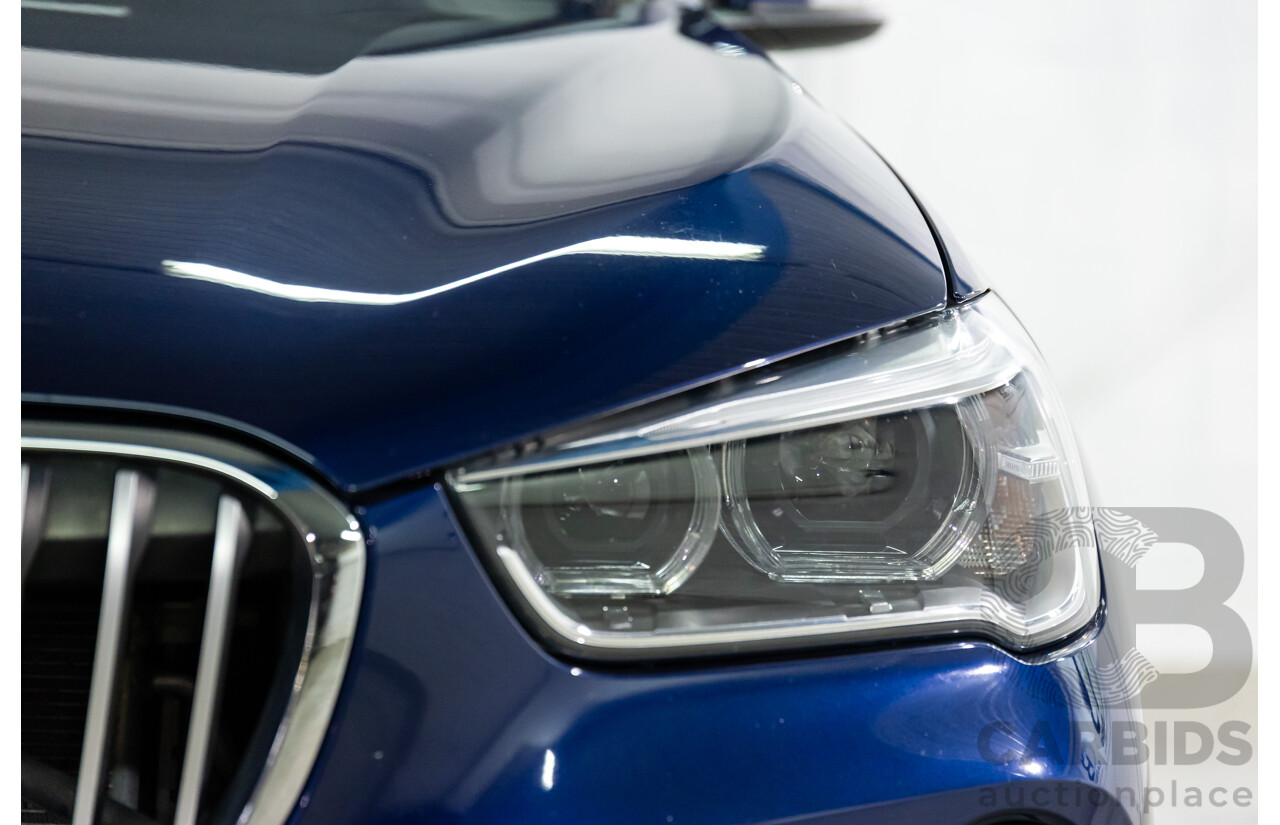 10/2017 BMW X1 xDrive25i (AWD) F48 MY18 4d Wagon Mediterranean Blue Metallic Turbo 2.0L