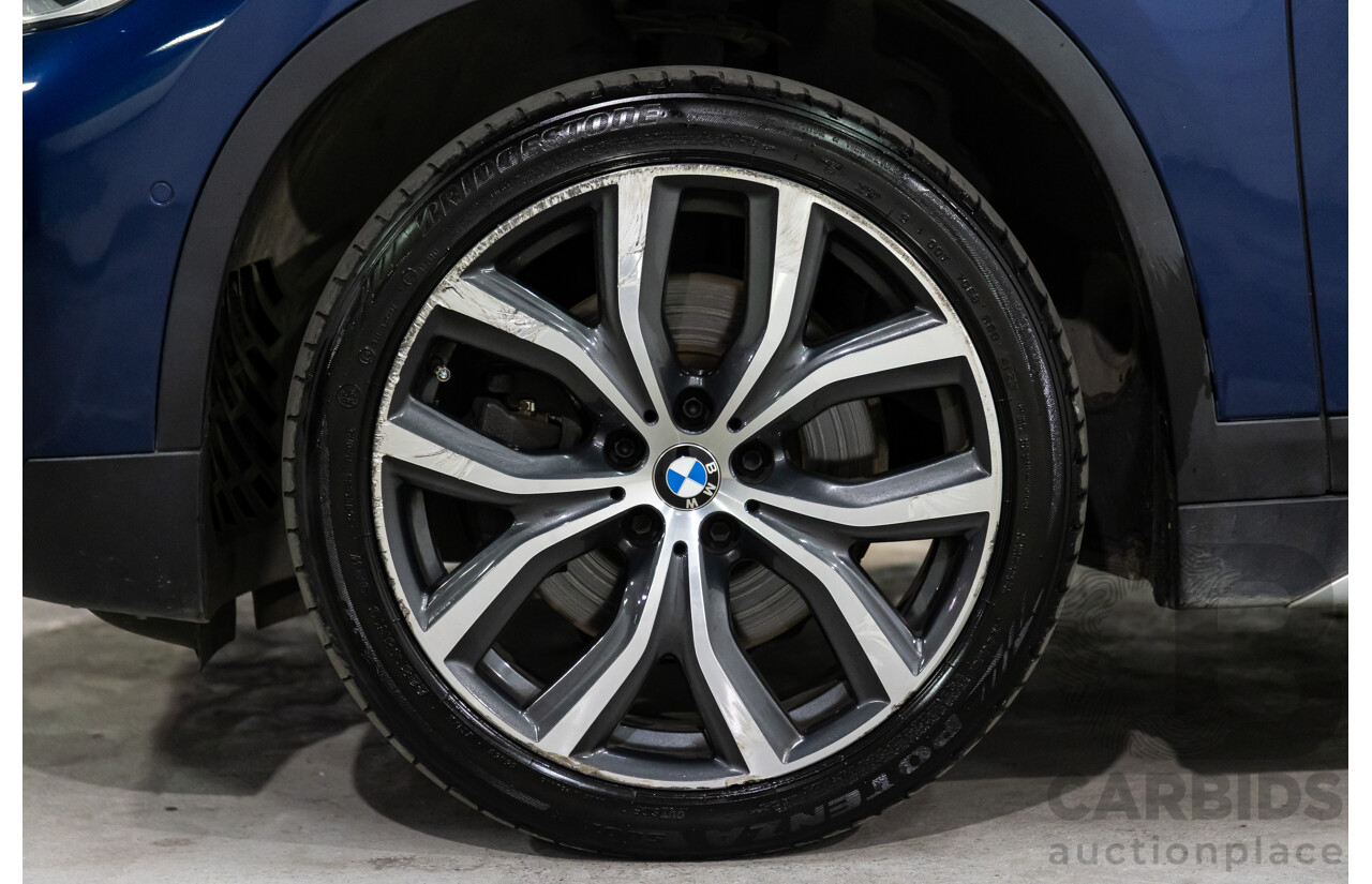 10/2017 BMW X1 xDrive25i (AWD) F48 MY18 4d Wagon Mediterranean Blue Metallic Turbo 2.0L