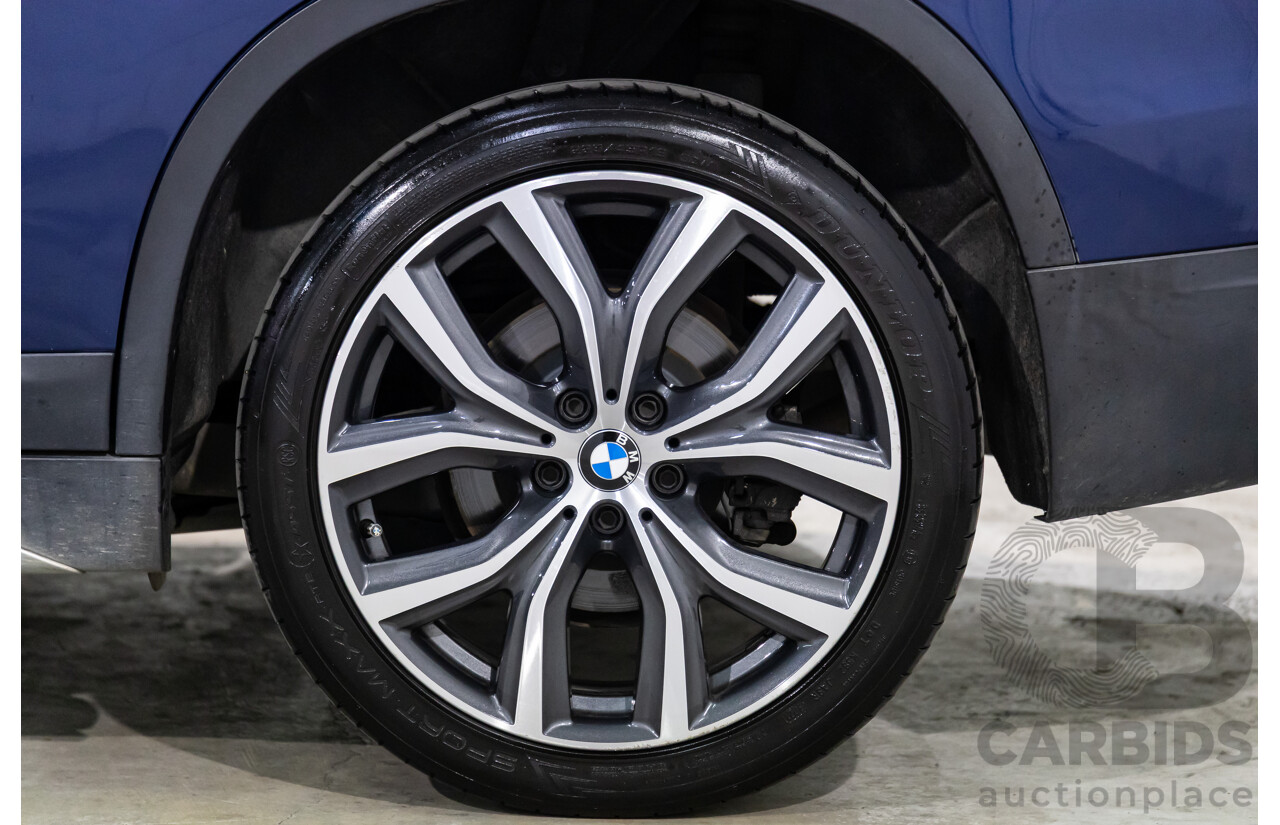 10/2017 BMW X1 xDrive25i (AWD) F48 MY18 4d Wagon Mediterranean Blue Metallic Turbo 2.0L