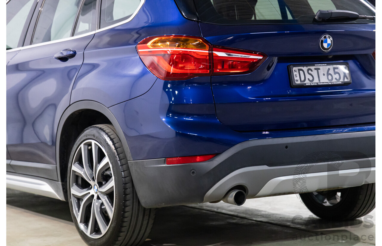 10/2017 BMW X1 xDrive25i (AWD) F48 MY18 4d Wagon Mediterranean Blue Metallic Turbo 2.0L