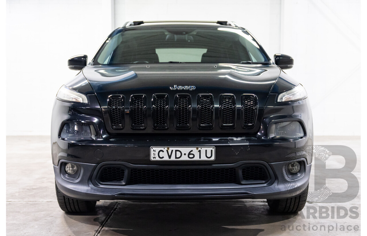 9/2014 Jeep Cherokee Longitude (4x4) KL MY15 4d Wagon Brilliant Black Pearl V6 3.2L