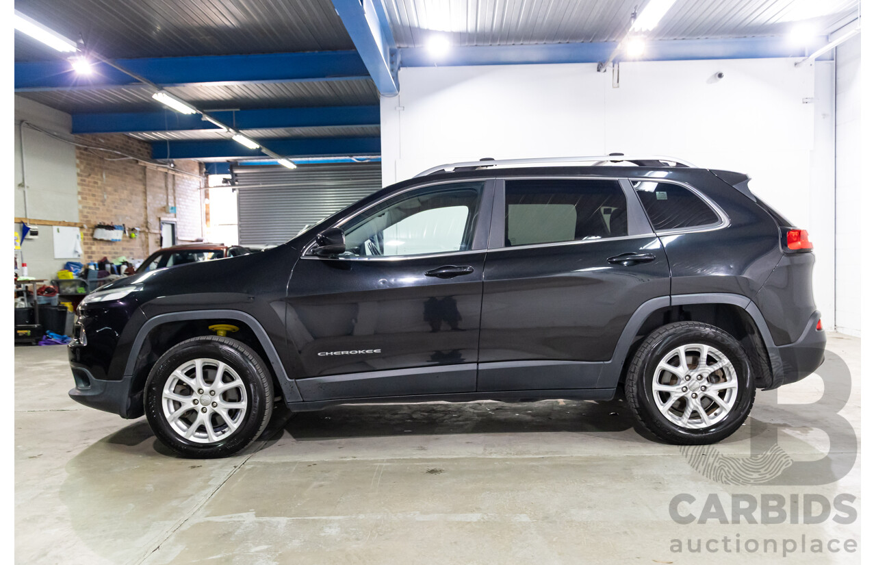 9/2014 Jeep Cherokee Longitude (4x4) KL MY15 4d Wagon Brilliant Black Pearl V6 3.2L