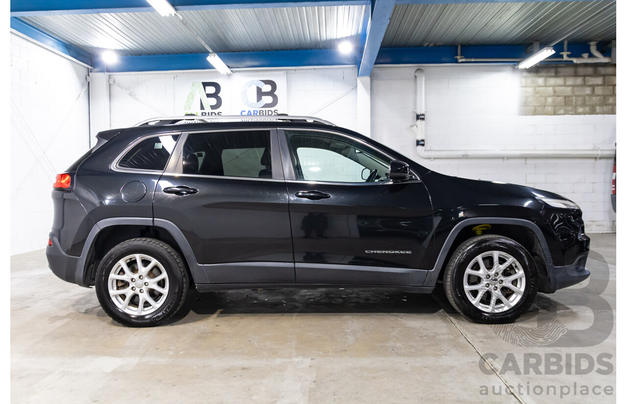 9/2014 Jeep Cherokee Longitude (4x4) KL MY15 4d Wagon Brilliant Black Pearl V6 3.2L
