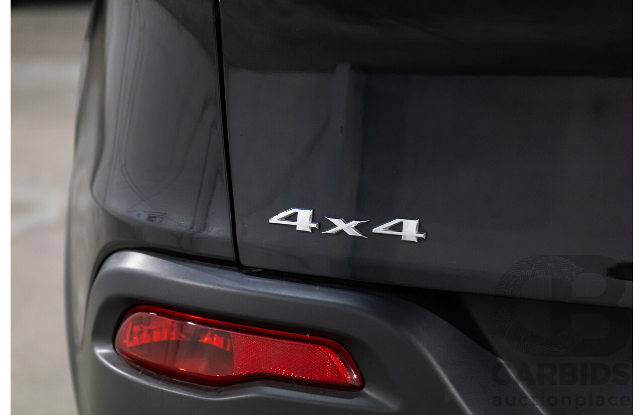 9/2014 Jeep Cherokee Longitude (4x4) KL MY15 4d Wagon Brilliant Black Pearl V6 3.2L