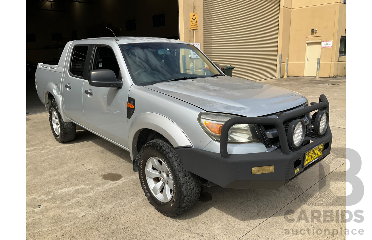 12/2009 Ford Ranger XL (4x4) PK C/Chas Silver Metallic Turbo Diesel 3.0L