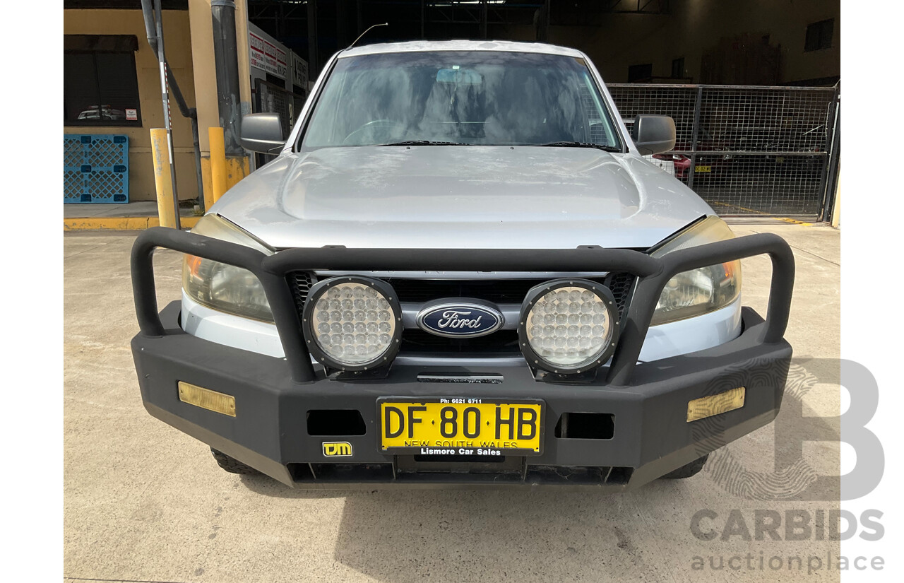 12/2009 Ford Ranger XL (4x4) PK C/Chas Silver Metallic Turbo Diesel 3.0L