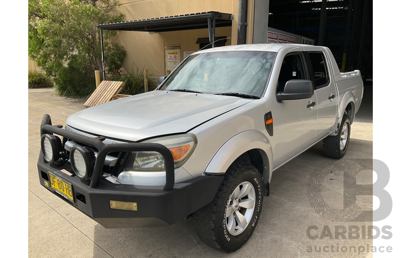 12/2009 Ford Ranger XL (4x4) PK C/Chas Silver Metallic Turbo Diesel 3.0L
