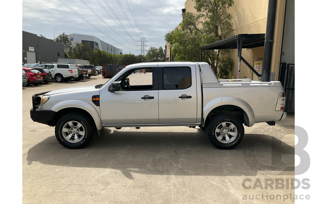 12/2009 Ford Ranger XL (4x4) PK C/Chas Silver Metallic Turbo Diesel 3.0L