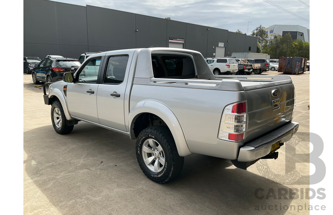 12/2009 Ford Ranger XL (4x4) PK C/Chas Silver Metallic Turbo Diesel 3.0L