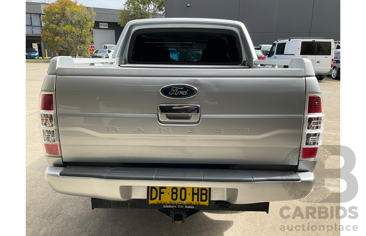 12/2009 Ford Ranger XL (4x4) PK C/Chas Silver Metallic Turbo Diesel 3.0L