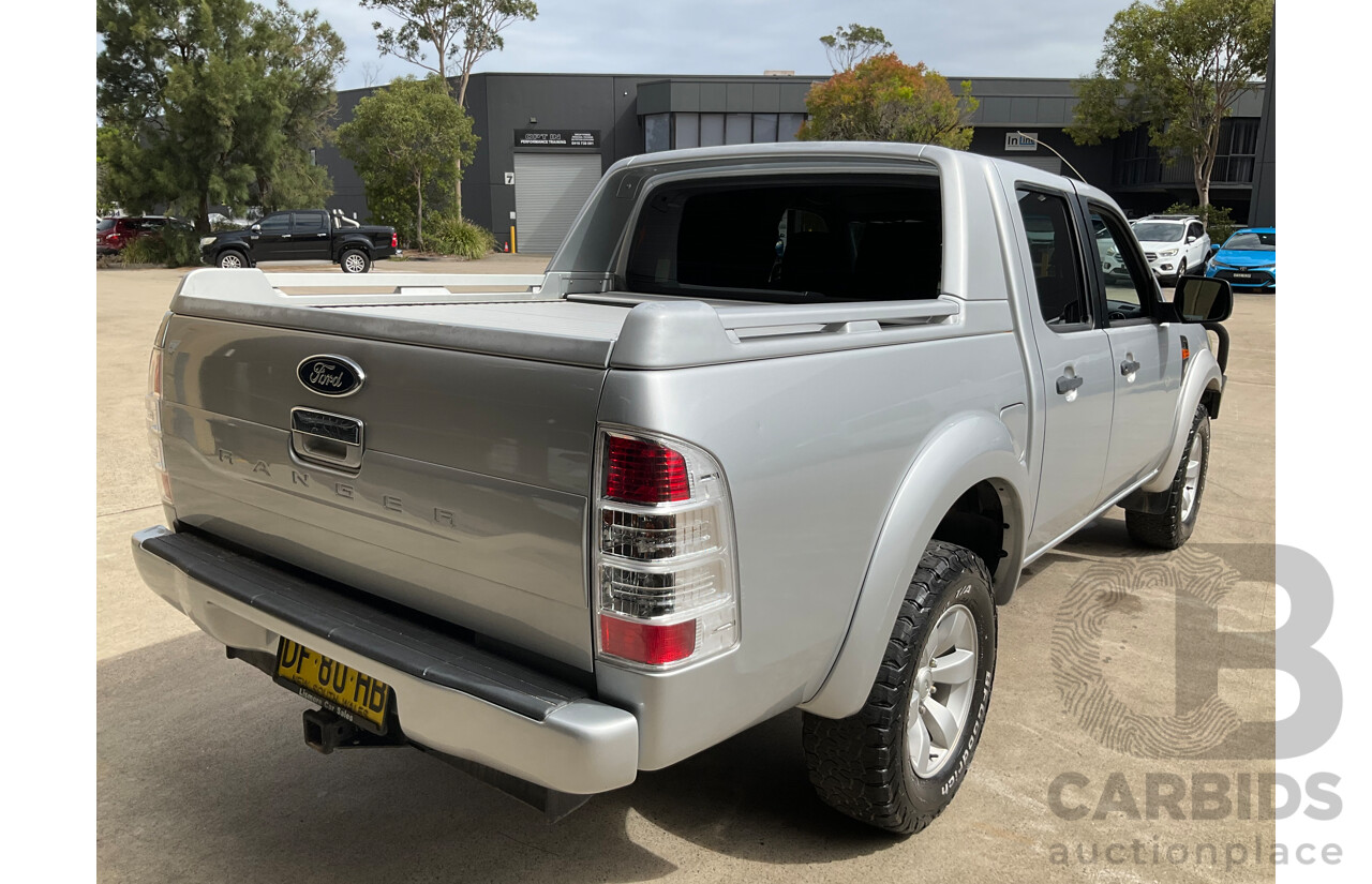 12/2009 Ford Ranger XL (4x4) PK C/Chas Silver Metallic Turbo Diesel 3.0L