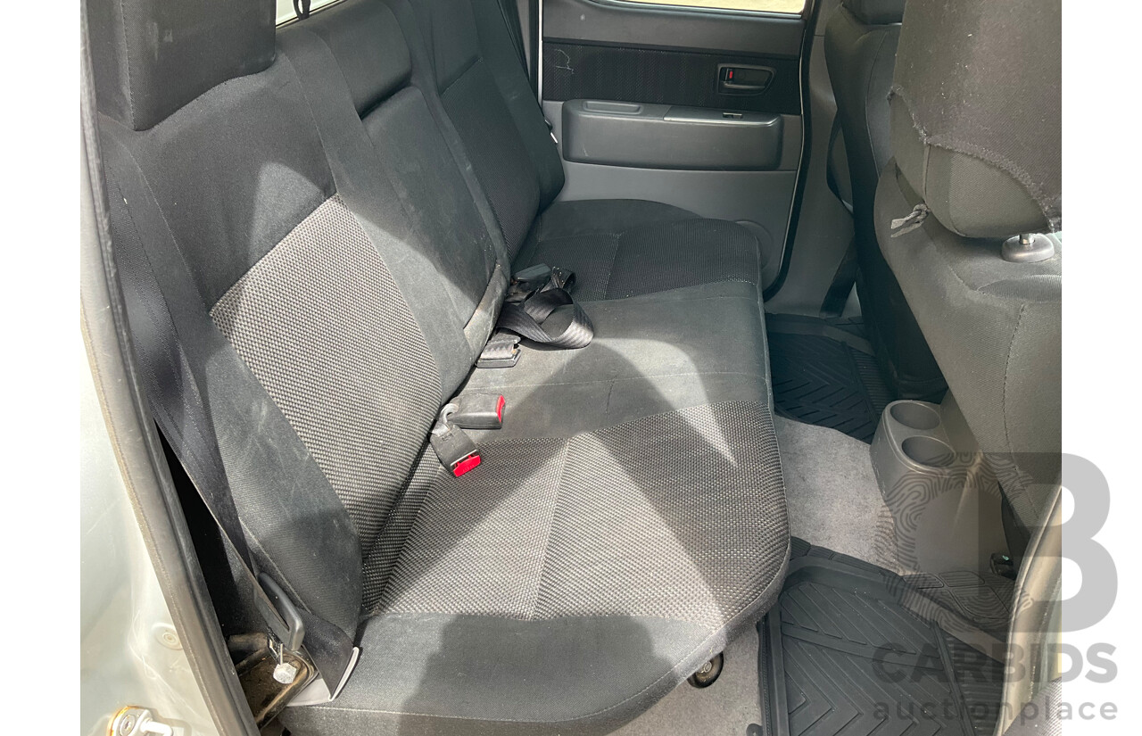 12/2009 Ford Ranger XL (4x4) PK C/Chas Silver Metallic Turbo Diesel 3.0L