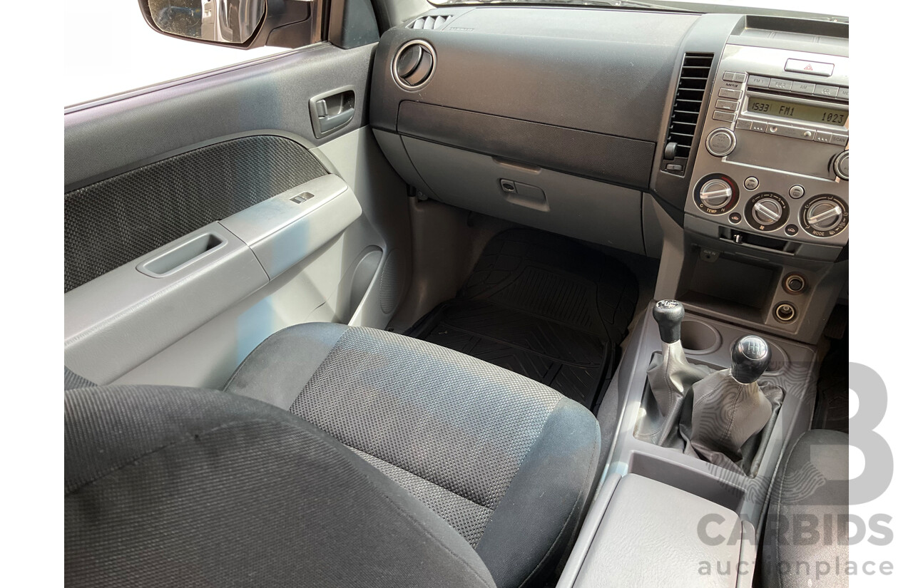 12/2009 Ford Ranger XL (4x4) PK C/Chas Silver Metallic Turbo Diesel 3.0L