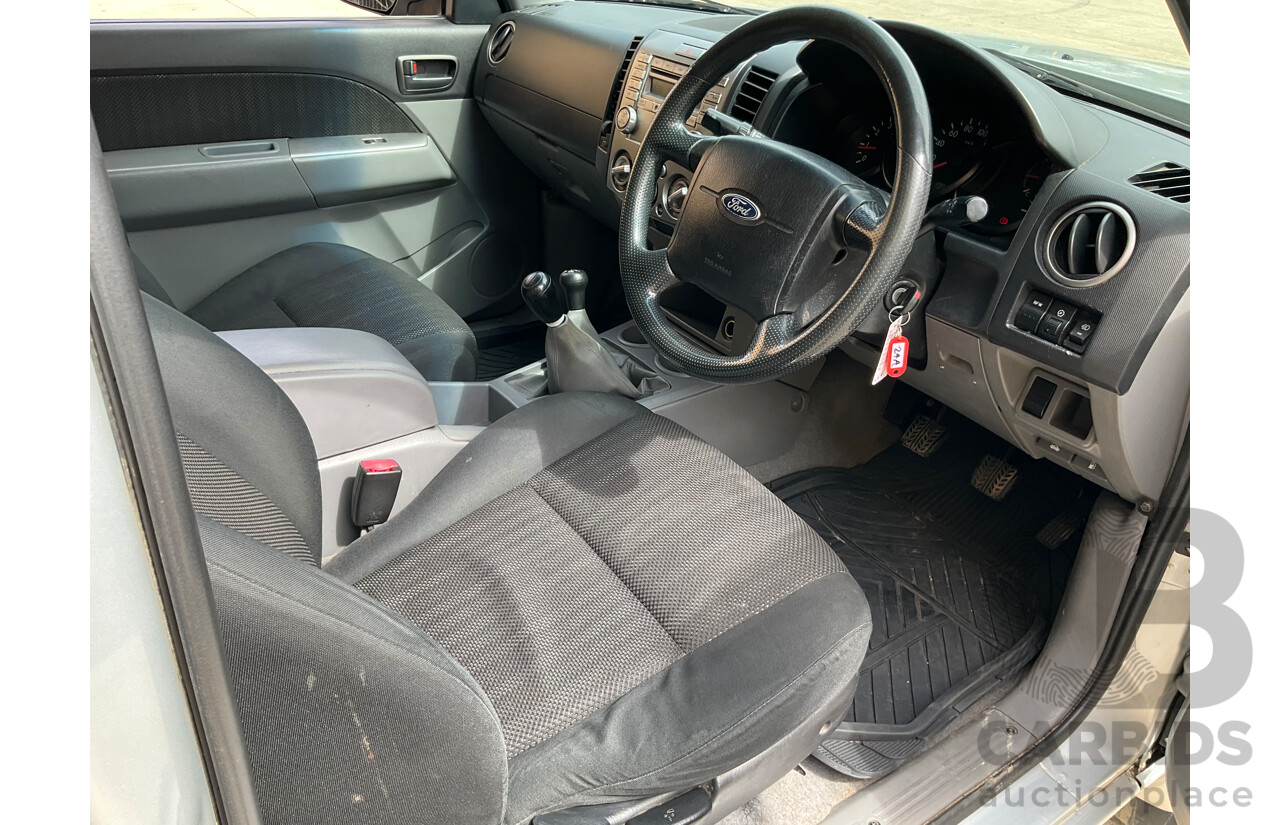 12/2009 Ford Ranger XL (4x4) PK C/Chas Silver Metallic Turbo Diesel 3.0L