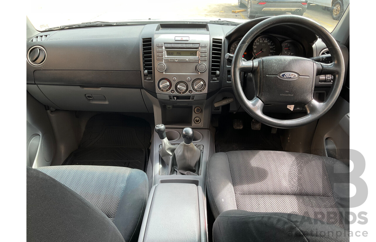 12/2009 Ford Ranger XL (4x4) PK C/Chas Silver Metallic Turbo Diesel 3.0L