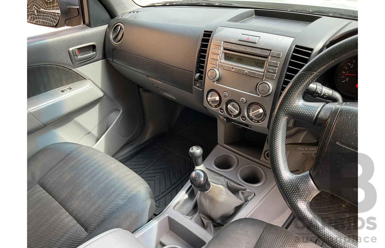 12/2009 Ford Ranger XL (4x4) PK C/Chas Silver Metallic Turbo Diesel 3.0L