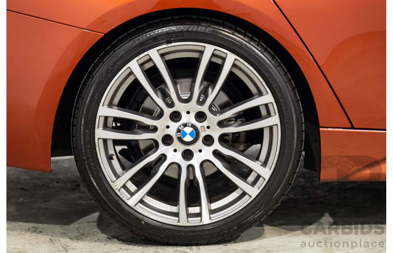 08/2018 BMW 330i M Sport (RWD) F30 LCI MY18 4d Sedan Sunset Orange Metallic Turbo 2.0L