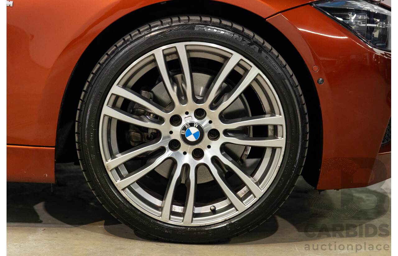 08/2018 BMW 330i M Sport (RWD) F30 LCI MY18 4d Sedan Sunset Orange Metallic Turbo 2.0L