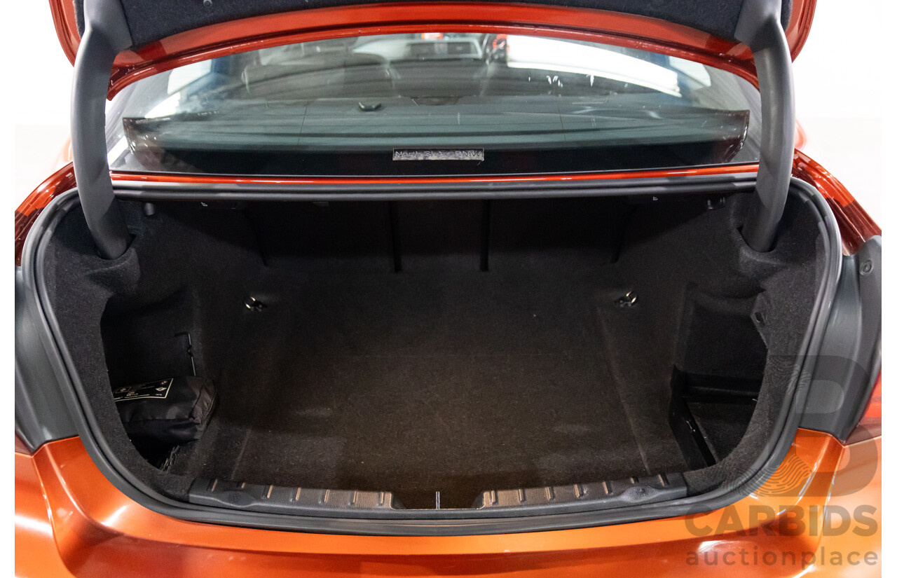 08/2018 BMW 330i M Sport (RWD) F30 LCI MY18 4d Sedan Sunset Orange Metallic Turbo 2.0L