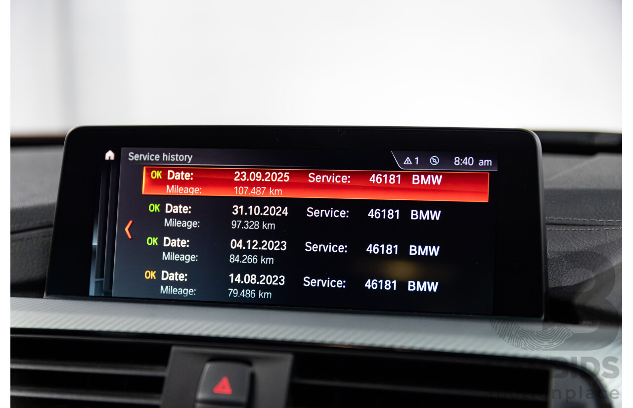 08/2018 BMW 330i M Sport (RWD) F30 LCI MY18 4d Sedan Sunset Orange Metallic Turbo 2.0L