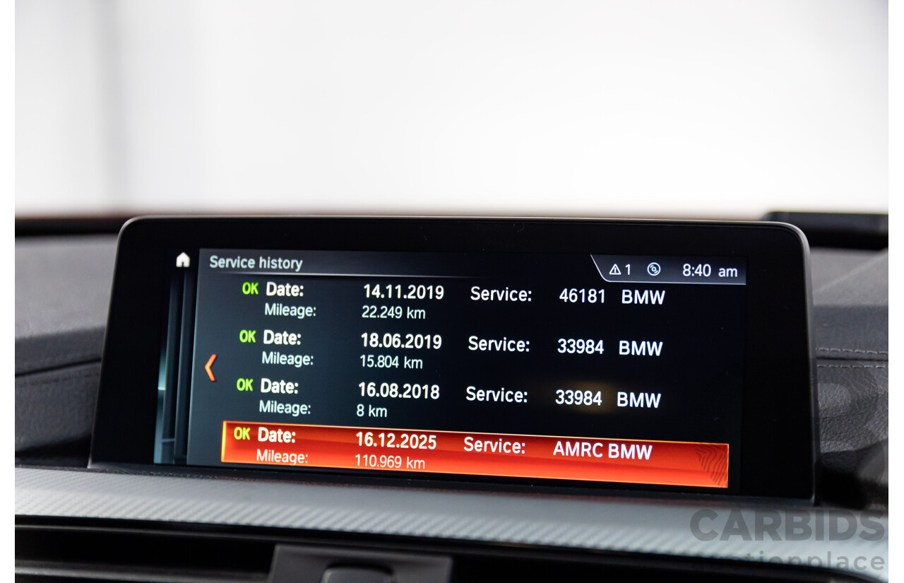 08/2018 BMW 330i M Sport (RWD) F30 LCI MY18 4d Sedan Sunset Orange Metallic Turbo 2.0L