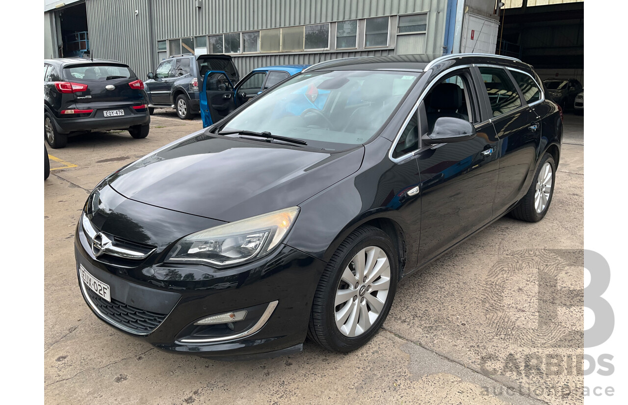 8/2012 Opel Astra 1.6 Select Sports Tourer PJ 4d Wagon Carbon Flash Metallic Turbo 1.6L