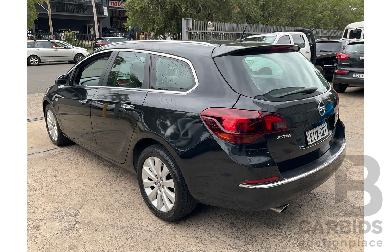 8/2012 Opel Astra 1.6 Select Sports Tourer PJ 4d Wagon Carbon Flash Metallic Turbo 1.6L