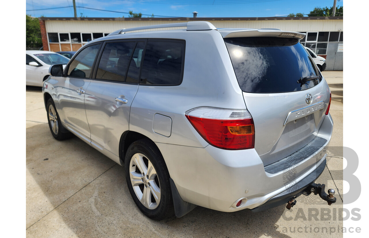 3/2008 Toyota Kluger Grande (4x4) GSU45R 4d Wagon Silver 3.5L