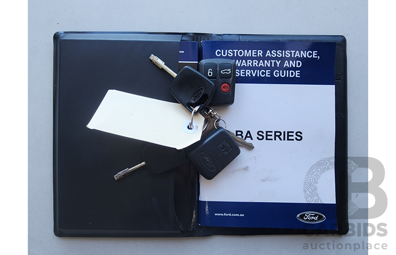 7/2004 Ford Falcon Futura BA 4d Sedan Silver 4.0L