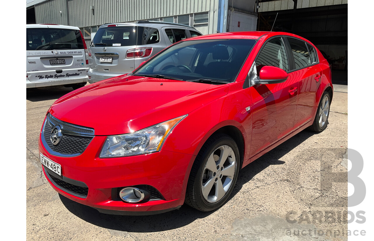 1/2014 Holden Cruze Equipe JH MY14 4d Sedan Red Hot 1.8L