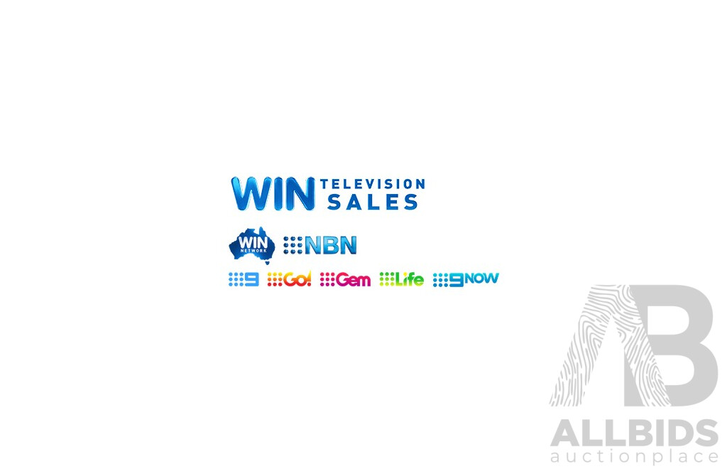 Wintv Advertising LIVE AUCTION 4 WIN TV Advertising - Lot 1647177 | ALLBIDS