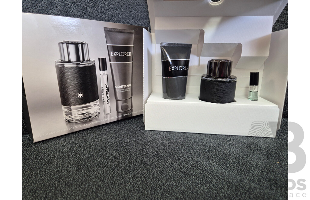Mont Blanc Explorer Three Piece Gift Pack
