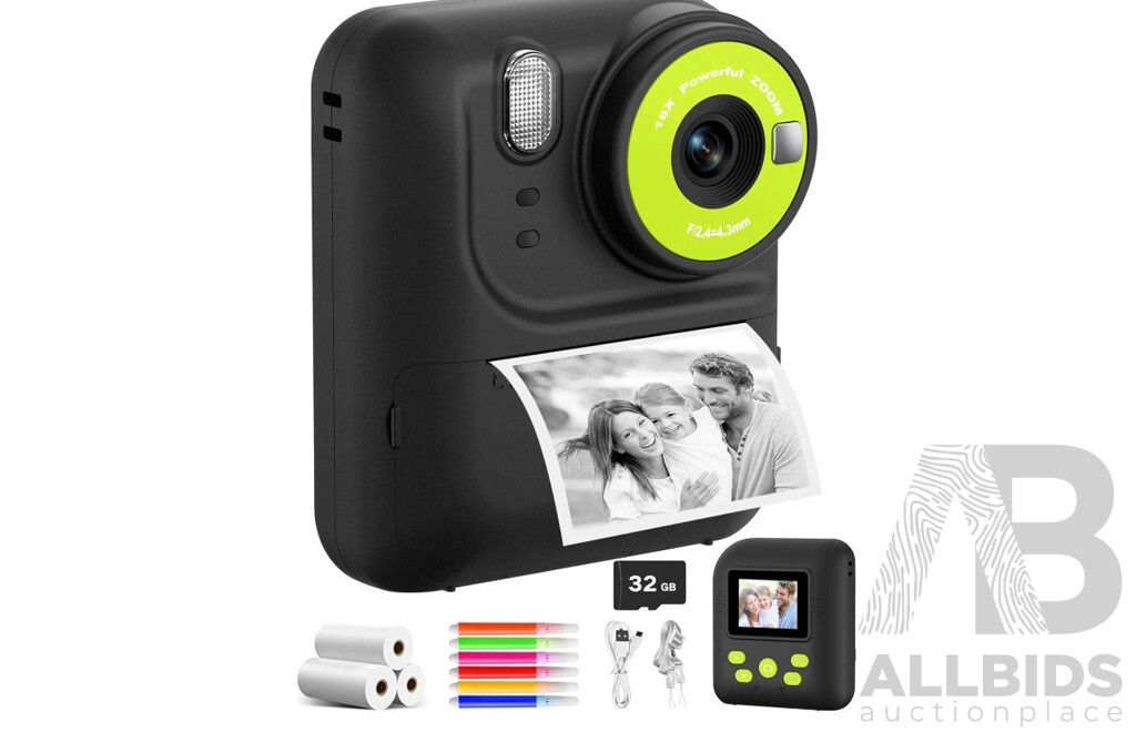 Kids Instant Print Camera