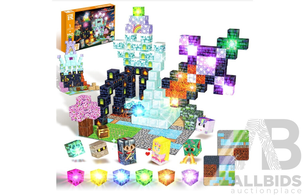 Magnetic Building Blocks Princess & Knight Collection Set