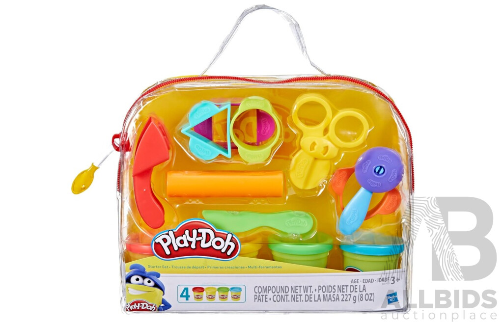 Play Doh Starter Set, 9 Piece Kit